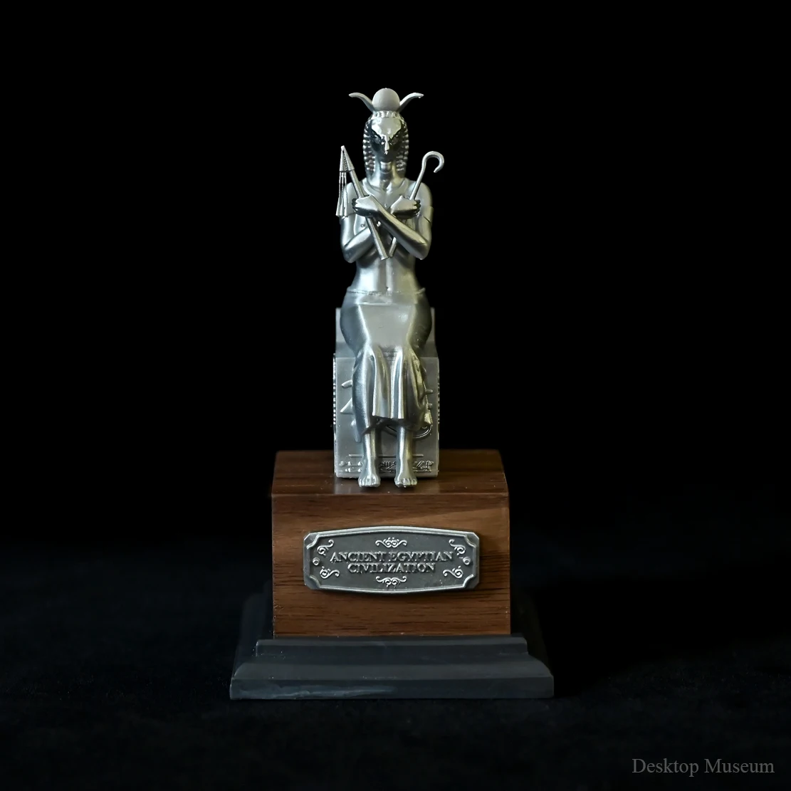 Decoración de escritorio, estatua egipcia de 95MM, adorno para sentarse, LTCP-416