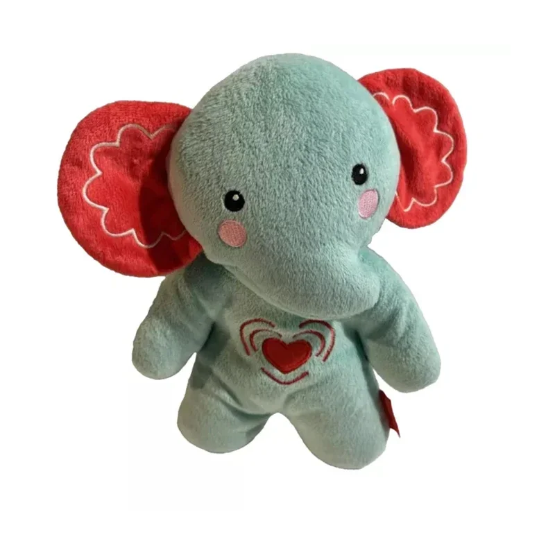 Jouet en peluche électronique confortable et de sécurité, vibration apaisante, sucette, câlin, éléphant, compétences mentaires orielles, fraises originales, prix