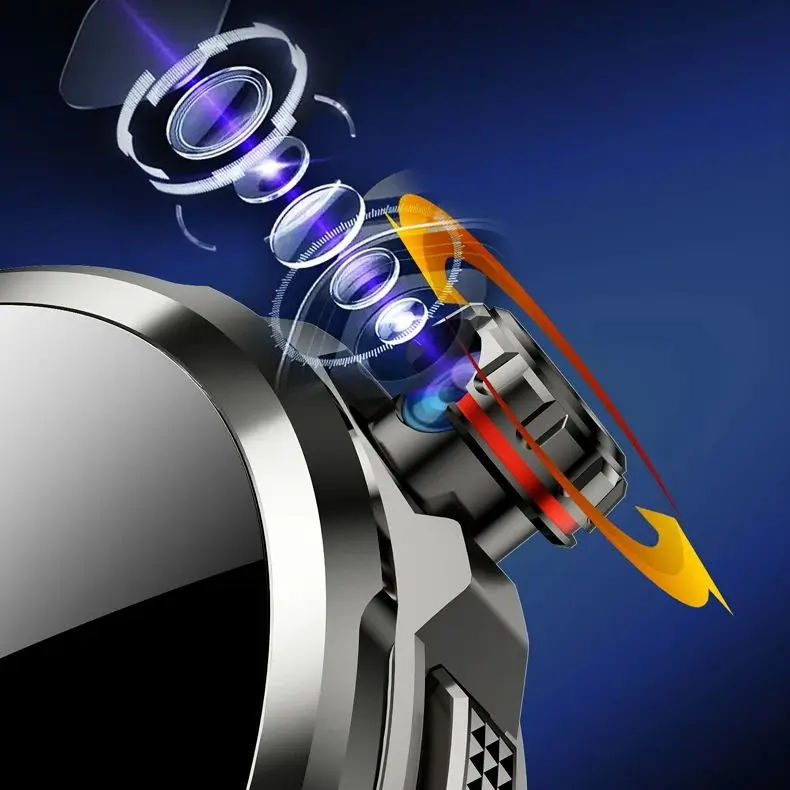 H99 Smart Watch 1.95" AMOLED Smartwatch: 4G LTE/190° Rotating Camera/Android OS, IP68 GPS Tracker for Men & Women Global Version