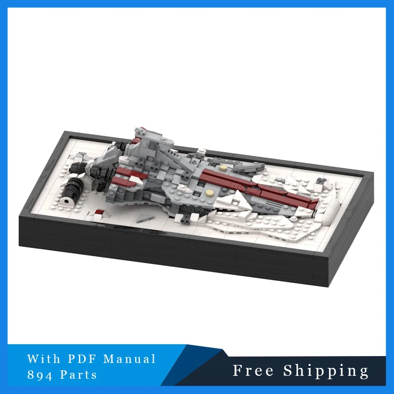 

894 PCS Star Battle SeriesVictory and Death Spaceship Building Blocks Creative Bricks Model Children Assembly Display Toy Gifts