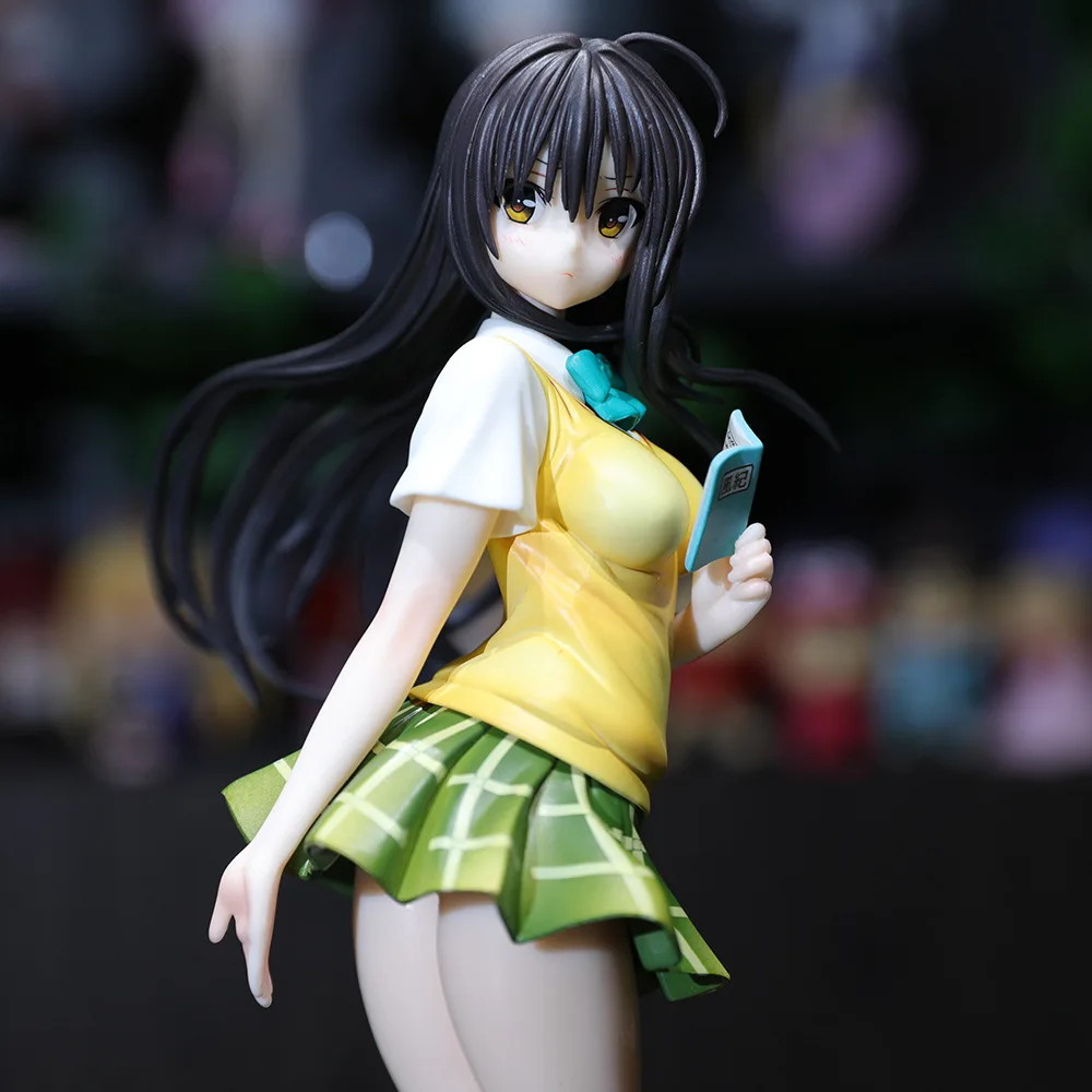 23.5cm Kotegawa Yui Anime Figure Kawaii Girl Figurine Model Doll Collect Desktop Decor Chassis Ornament Toys Otaku Surprise Gift