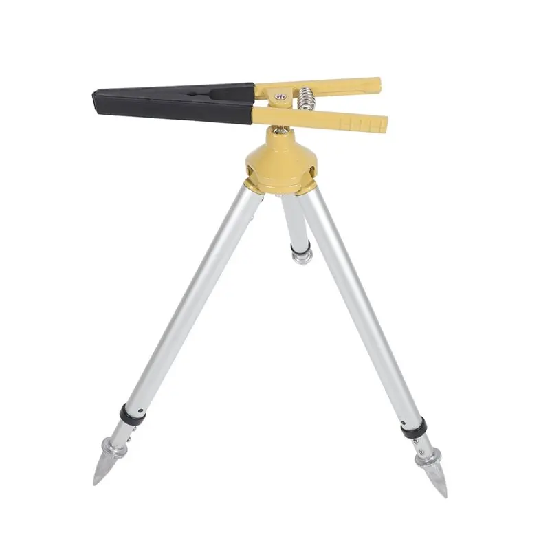 

A01F-Metal Tripod Stand Adjustable Centering Rod Clamp For Total Stations 46-60Cm Range