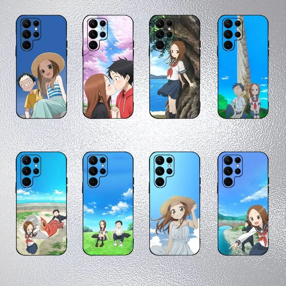 

Karakai Jozu no Takagi San Phone Case For Samsung S25,S24,S23,S22,S21,S20,Plus,Fe,Lite,Others Black Cover
