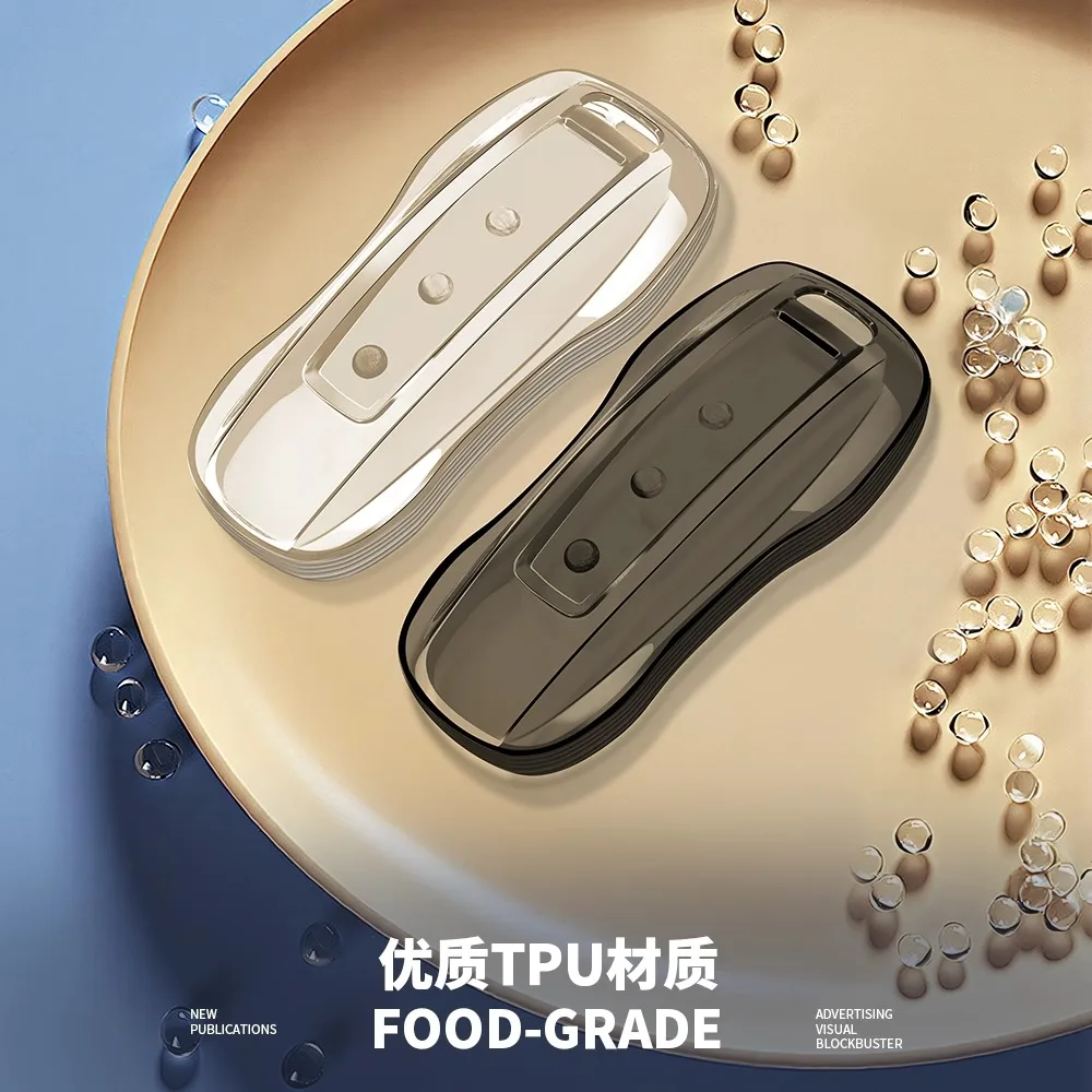 High Quality Transparent TPU Remote Key Cover Case Skin Shell For Porsche Panamera Macan Boxster Cayenne 958 911 970 981 991