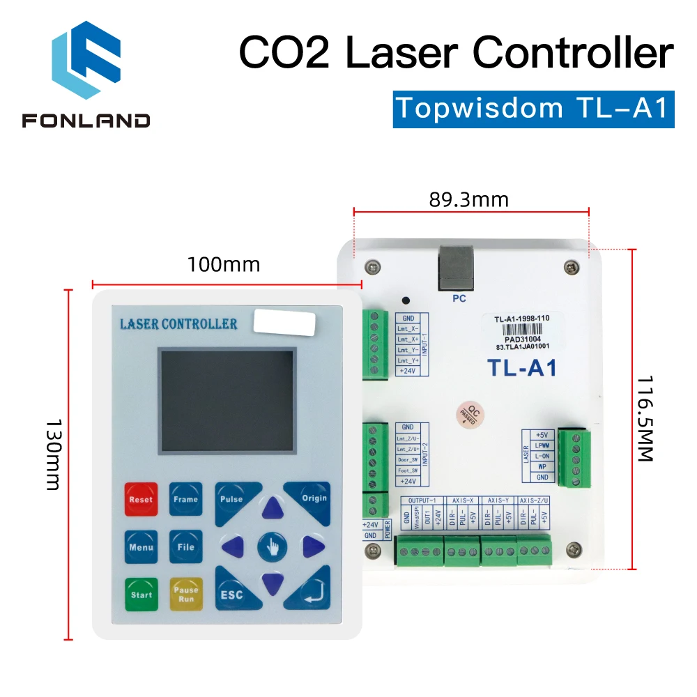  Topwisdom TL-A1 Laser Controller 3 Axes Motion Control Rotary for Co2 Laser Engraving Cutting MachineT
