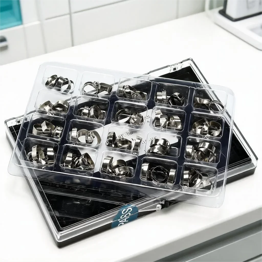 Orthodontic Molar Band Kit - 80pcs Pre-Welded Buccal Tubes, Roth/MBT 0.022
