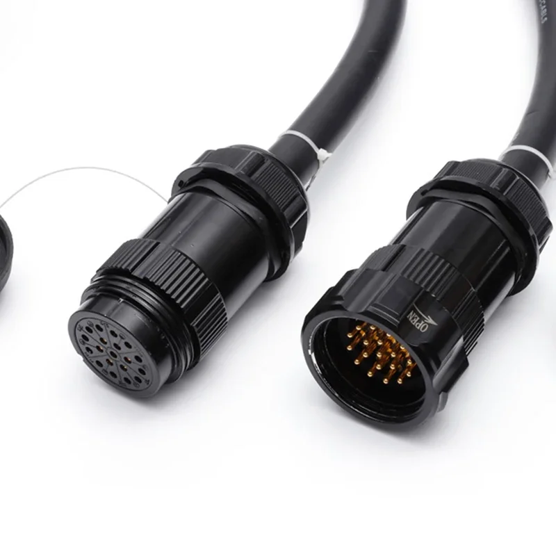 

2025 Высококачественный 19-контактный многоконтактный удлинительный кабель Socapex 10 м 20 м 30 м с разъемами «папа» и «мама»