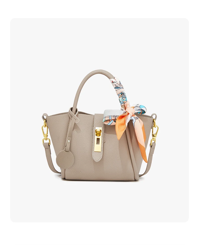 FOXER Damenhandtasche aus Spaltleder, Umhängetasche 2026, modische Damen-Crossbody-Tasche, leichte Luxus-Pendlertasche als Geschenk – Detail 22