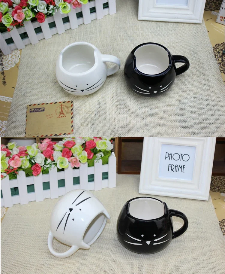 جديد لطيف القط القدح الحيوان أكواب الحليب أكواب أصلية ومضحكة للتخلي عن كوب شاي غير عادي من القهوة درينكوير هدية شخصية بار
