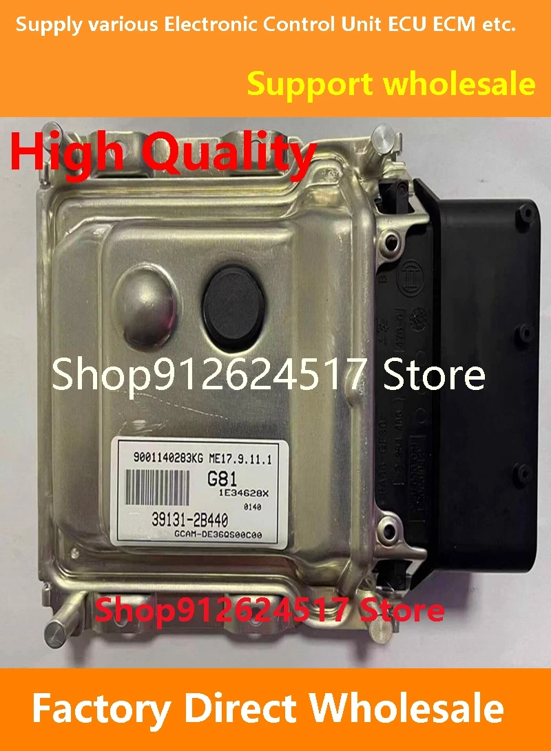 

ECU 39131-2B440 G81/39112-2B400 F5/39128-2BAA1 G520/39130-2B335 415 Engine Computer Board ME17.9.11 Compatible For Hyundai