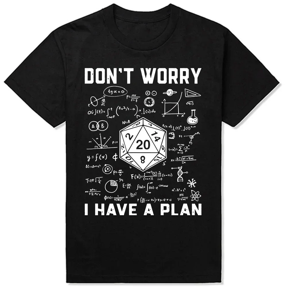 DND Game Humor TShirt Men Tee Shirt New Design Short Sleeve Men Clothing Dragon Dice D20 Dungeon Dice Elegant T Shirt