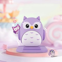 Animal Owl Mobile Phone Holder Ornaments Universal Mobile Phone Bracket Purple Support Cartoon Phone Stand Children's Gift