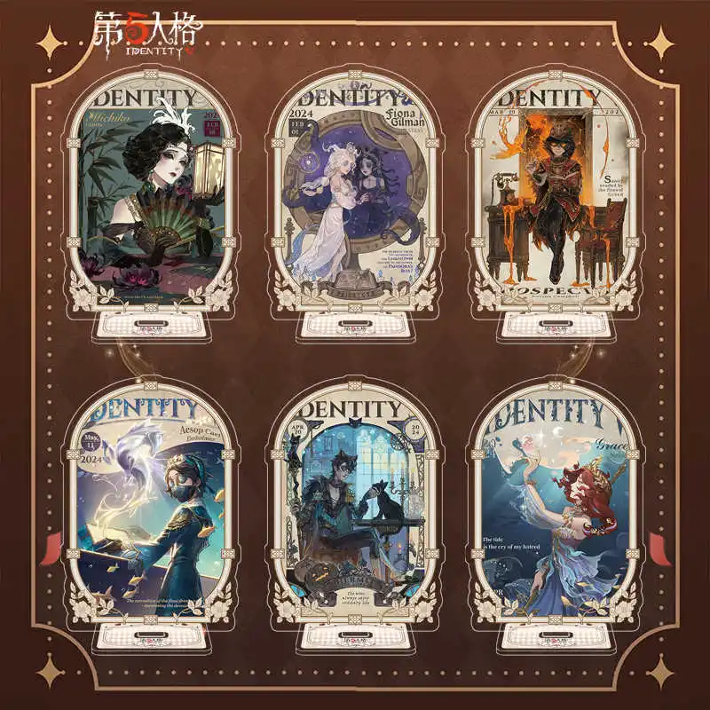 

Identity V Grace Alice·Dross Mary Qi Shiyi Серия на день рождения Акрил высокой четкости Коллекция стоячих знаков Высокое качество