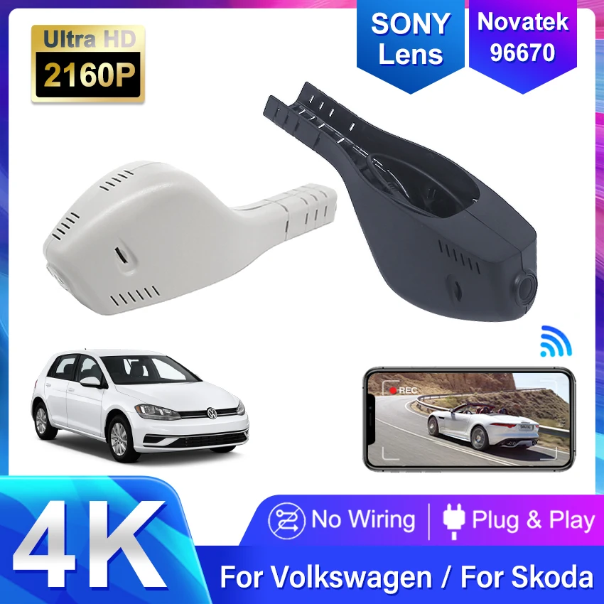 For Skoda Octavia Kodiaq Fabia Superb for Volkswagen Golf Polo Passat tiguan for Seat Ibiza LEON Arona Car Dvr Dash Cam Camera