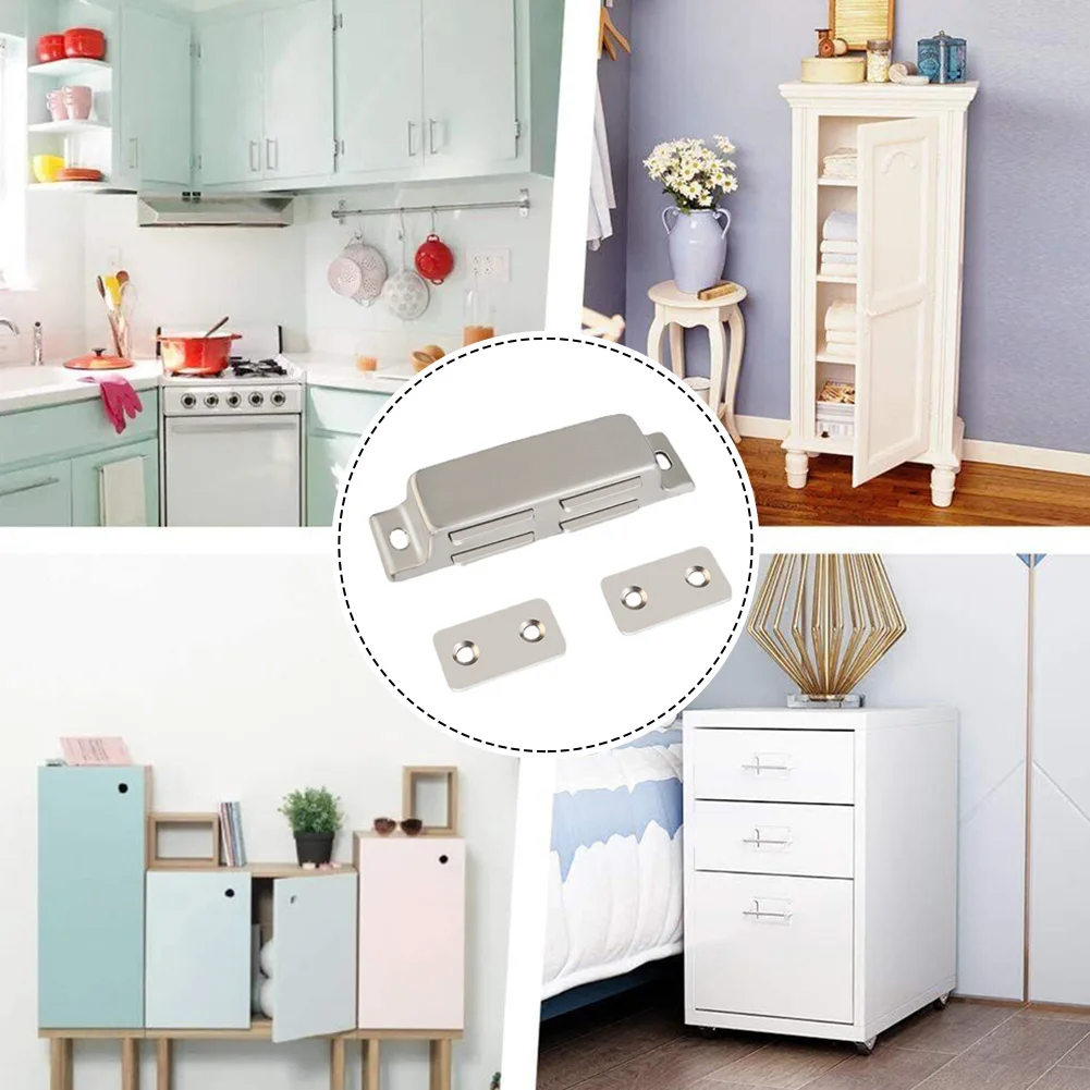 

Door Suction Magnetic Catch Home Improvement Practical Silver High Quality Material For Furniture Use Marine Use