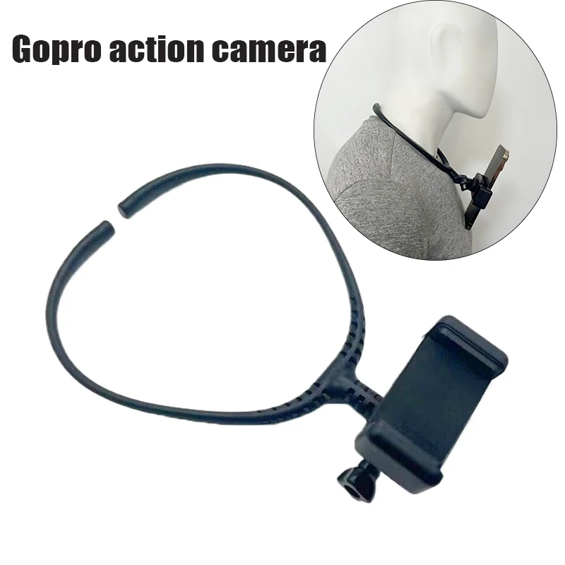 Soporte de cuello portátil manos libres soporte de teléfono perezoso soporte colgante Universal para soporte de estación de acoplamiento de Iphone
