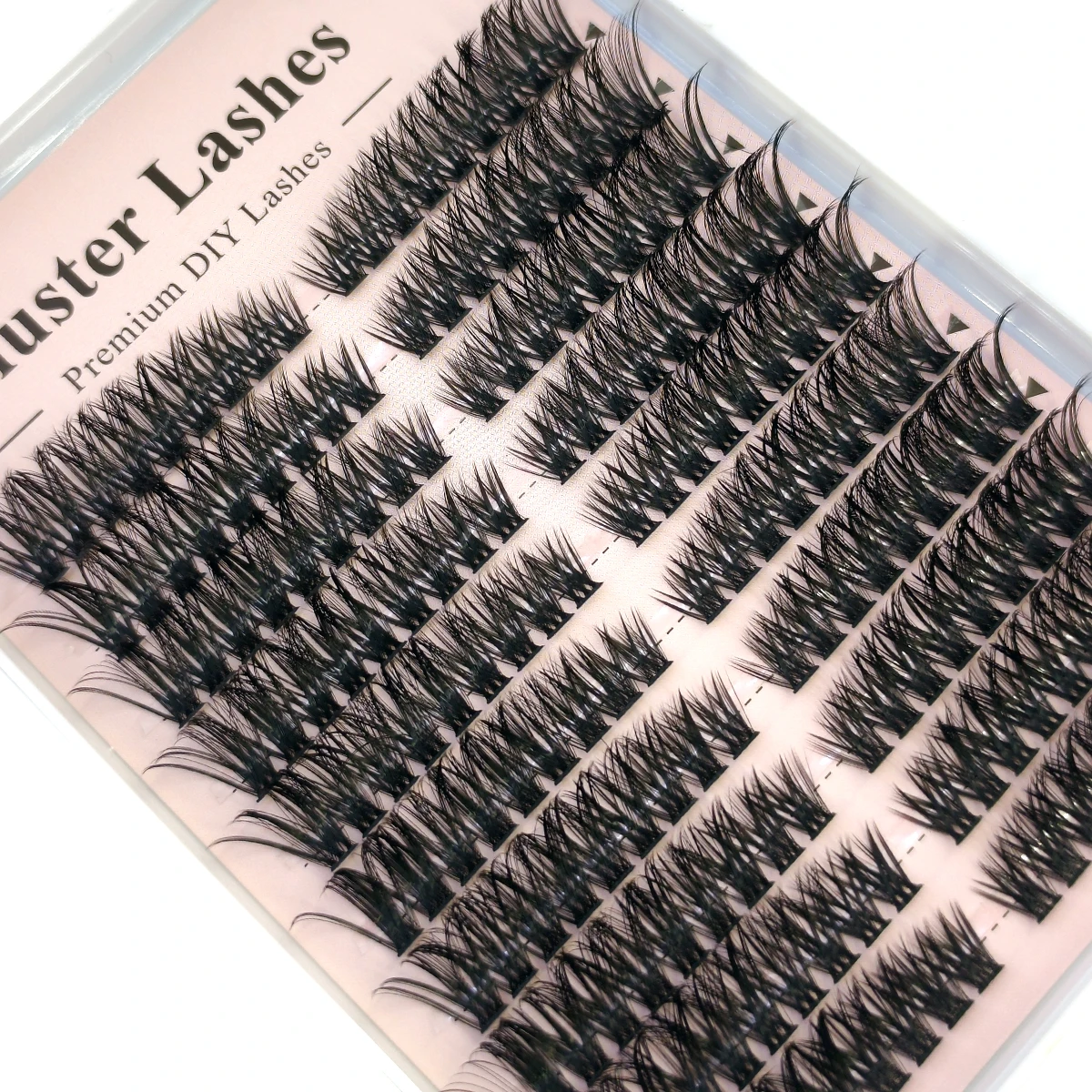 60-reihiges DIY-Wimpernverlängerungs-Set, Cluster, individuelles Wimpern-Set, Mix-Stile, 10–18 mm, mit Bindung und Dichtung, Augen-Make-up-Werkzeug – Detail 27