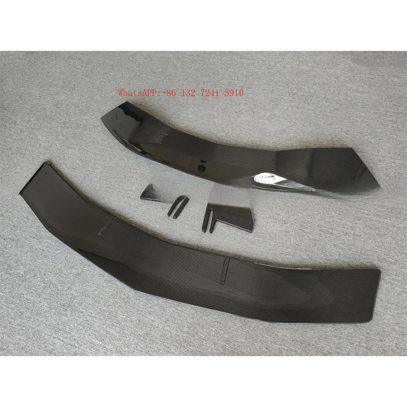 For Upgrade to  Style Carbon Fiber  Rear Spoiler Body Kit