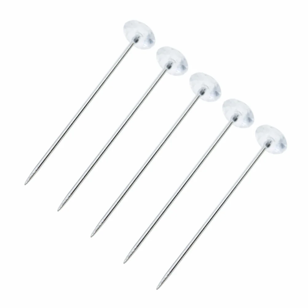 

100pcs Crystal Pins 8Mm Tips 1.85Inch Bridal Bouquet Corsages Wedding Floral Diamante Buttonhole Craft Jewelry