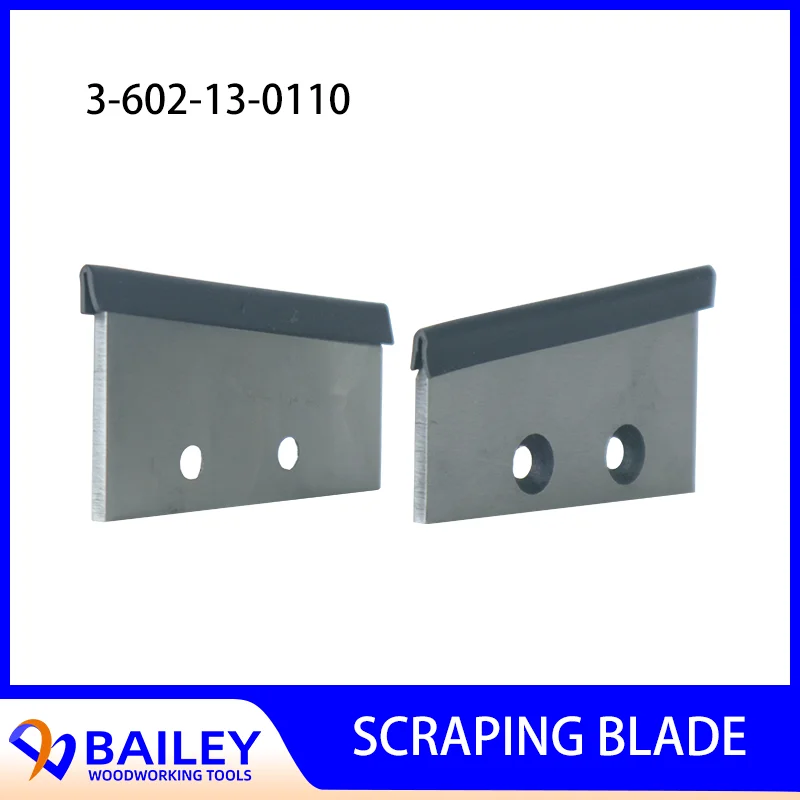 

BAILEY 1Pair 3-602-13-0110 69x3x6mm Carbide Scraping Blade Scraper Knives for Homag Edge Banding Machine Woodworking Tool