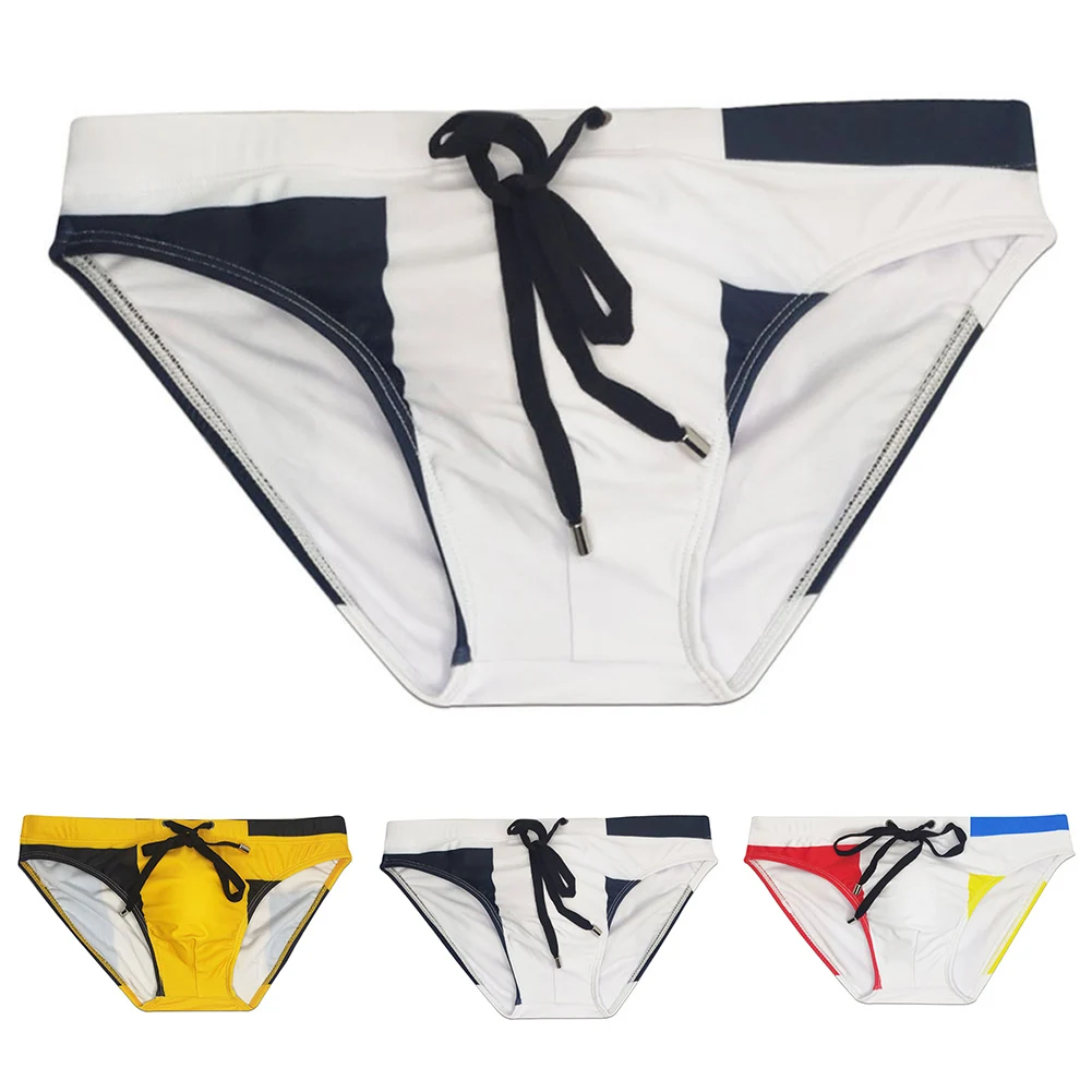 

Summer Swimwear Men Boxer Elastic Brief Beach Swim Trunks Low Rise Swimming Breathable Swimsuit Seamless Shorts ComfortablePants