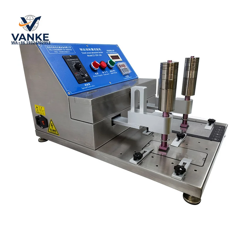 Abrasion Tester Surface Wear-resistance Film Friction Machine Alco hol/Rubber/Steel Wool 3in1 Paint Film AbrasionMeter ZJ-339-GS