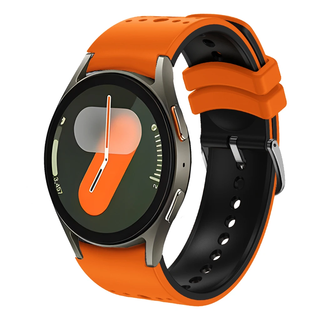 حزام رياضي من السيليكون لساعة سامسونج جالاكسي ، سوار كلاسيكي ، 6 ، 5 برو ، 44 من من من من السيليكون ، 40 من من من من من من من من الخارج ، 47 من من من من من الخارج ، 46 من الفرقة