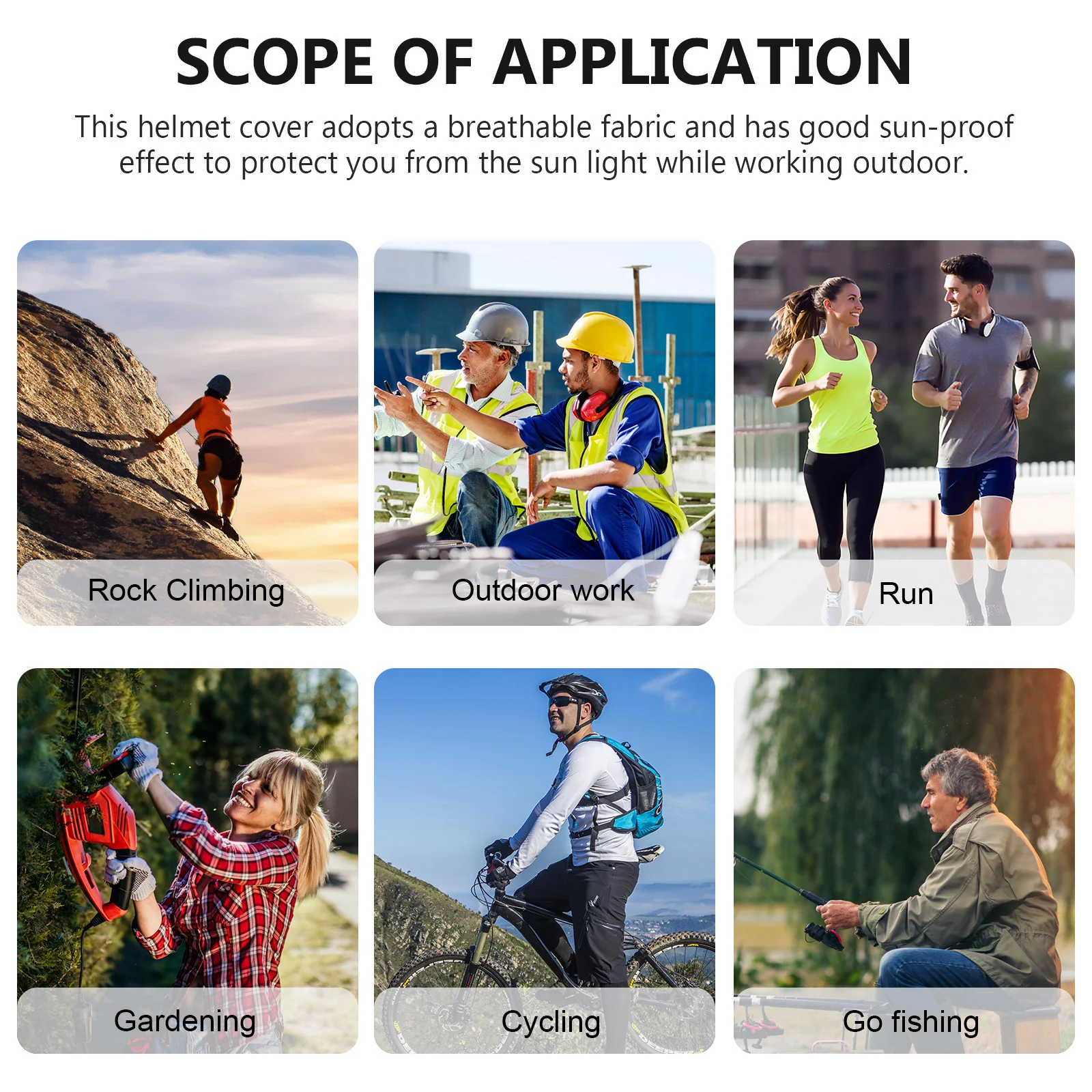 Worker's Hat Brim High Visibility Hard Shade Cover Neck Construction Accessory Visor Polyester Durable