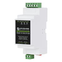Industrial serial server RS232 or RS485 to RJ45 Ethernet TCP/IP to serial, rail-mount support, with POE function(optional)