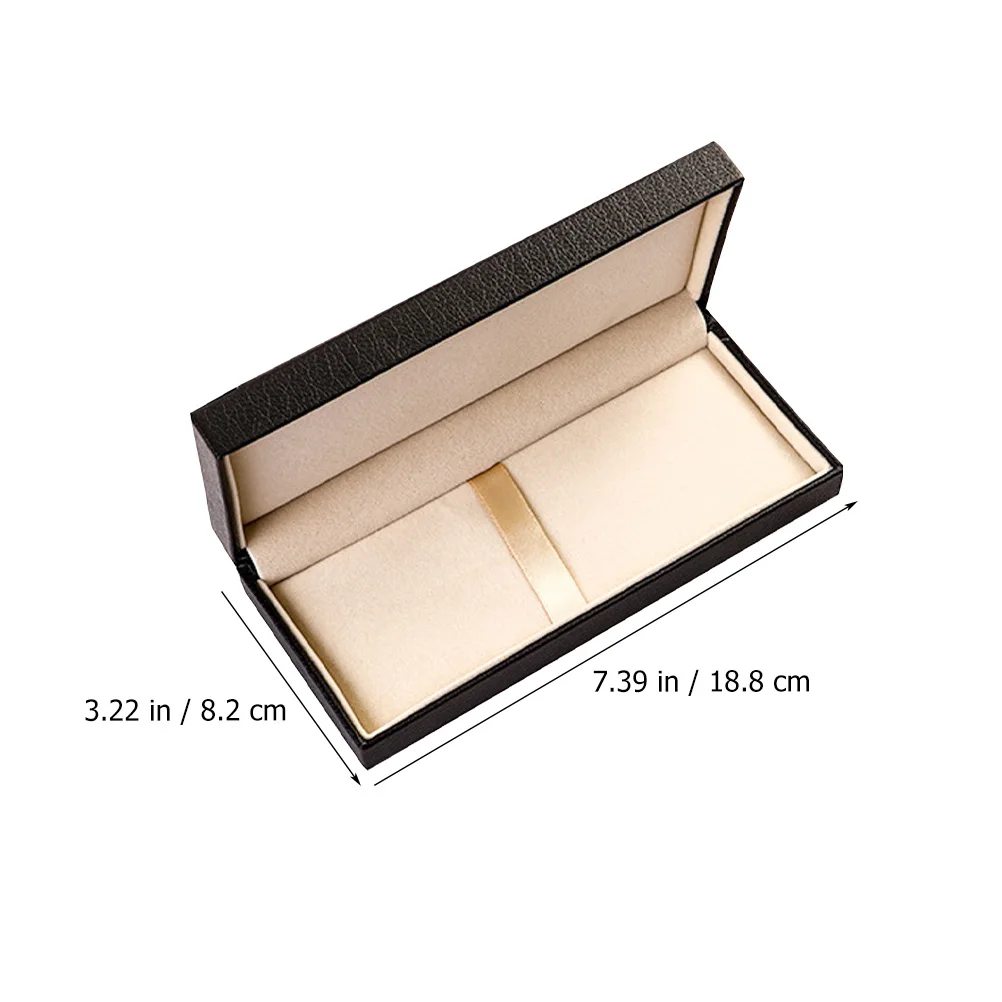 Hard PU Premium Fountain Pen Case Organizer Gift Box Birthday Anniversary Celebration Single Display Storage Holder Pen Case - Image 5