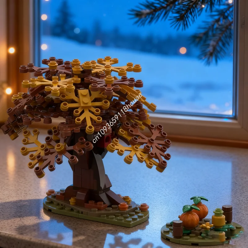 

151pcs MOC AUTUMN TREE Pumpkin Patch Building Creator Designer Model Blocks Creative Idea Brick Kids Christmas Gift Toy Birthday