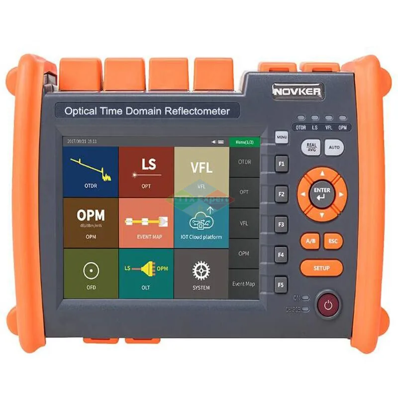 OTDR NK5600 SM OTDR 1310nm 1550nm 30/32dB Fiber Power Meter Integrated VFL 5MW Touch Screen Optical Time Domain Reflectometer