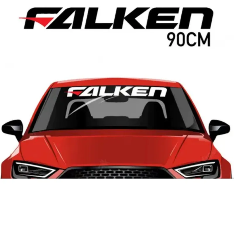 

90cm Falken Tires Die Cut Car Windshield Sticker Decal No Background Strip Banner Vinyl Racing JDM Sticker