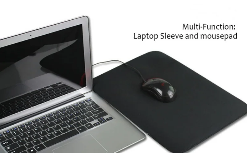 حقيبة كمبيوتر محمول رفيعة للغاية حافظة حماية كاملة لجهاز Apple iPad Macbook Dell Lenovo ASUS Xiaomi Notebook Computer 9 "-17"