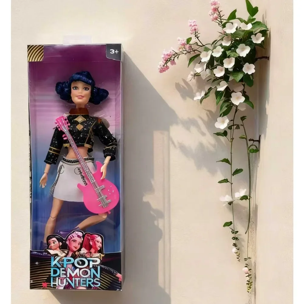 ตุ๊กตาคริสต์มาส New@HOT ของเล่นตุ๊กตา Kpop Demon Hunters แอคชั่นฟิกเกอร์ รูมิ มิรา โซอี้ ตุ๊กตาเจ้าหญิงแสนสวยสำหรับเด็กผู้หญิง ตุ๊กตาพลาสติก DIY