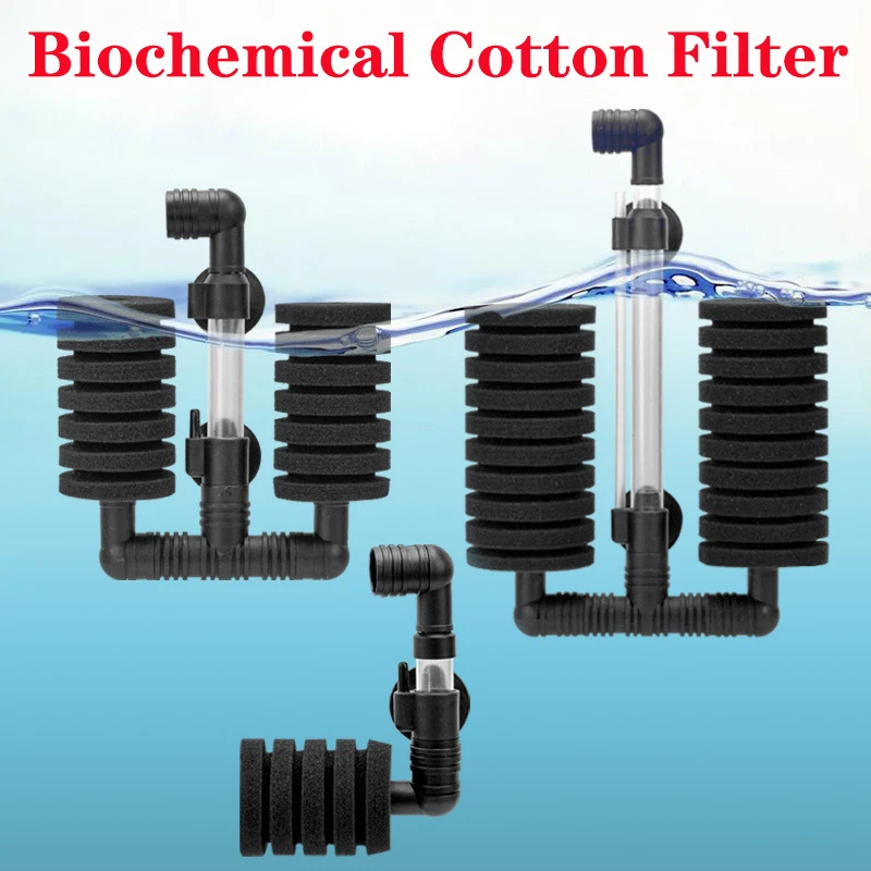 

Great Aquarium Bio Sponge Filter Fish Tank Shrimp Pond Air Pump Biochemical Filtration Noiseless Foam Aquarium Accessories