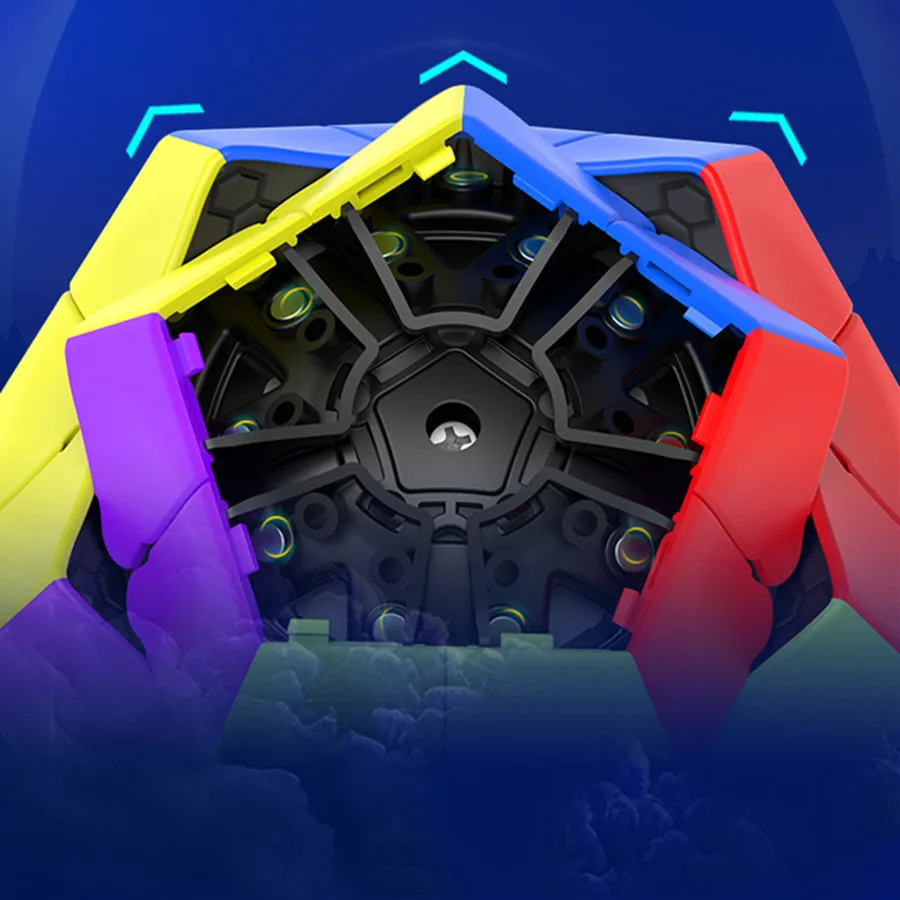 لغز المكعب السحري الاحترافي ، لعبة تعليمية مغناطيسية للأطفال ، Megaminx ، Diansheng ، مجرة 2x2 ، هدية