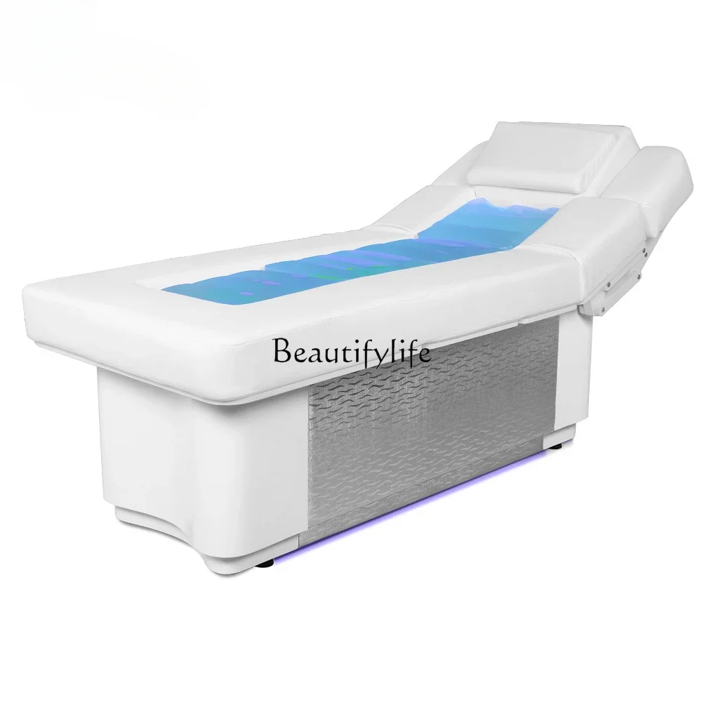 

Electric beauty bed constant temperature heating SPA water bed automatic electric control head backrest legs curved legs