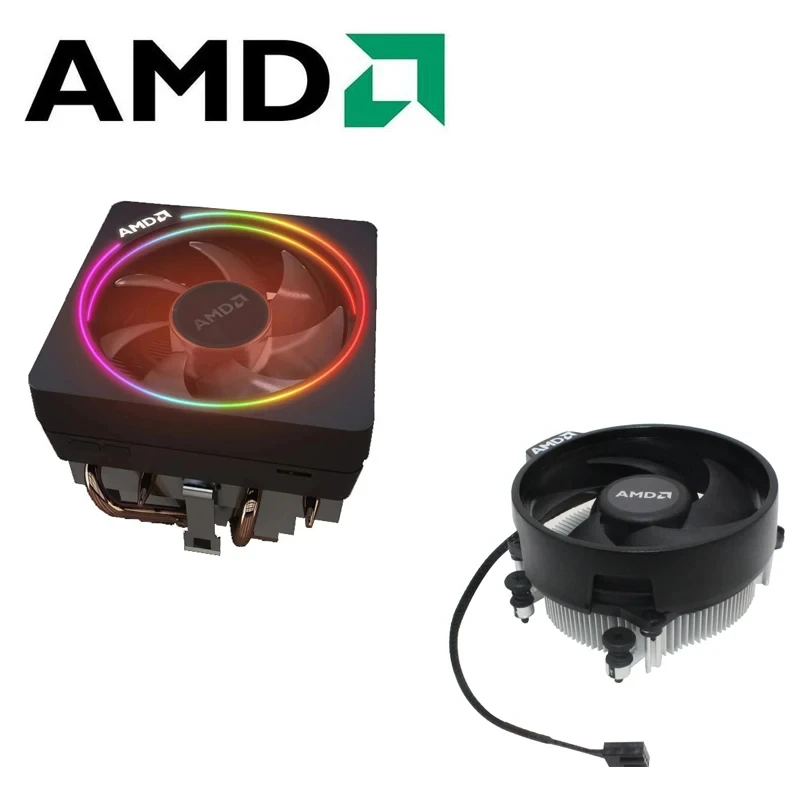 AMD Ryzen Wraith Prism Spire RGB Cooler Fan for R5 R7 R9 5600G CPU Processor Heat Sink FM2 AM3 AM4 AM5 3900X ARGB Original New