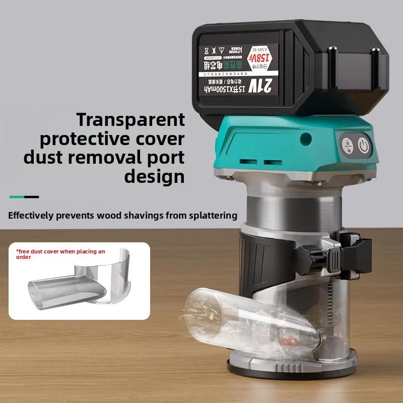 Bürstenloser Lithium-Batterie-Trimmer, kabellose Multifunktions-Schlitzmaschine für die Holzbearbeitung, Aluminium-Kunststoff-Platten-Graviermaschine