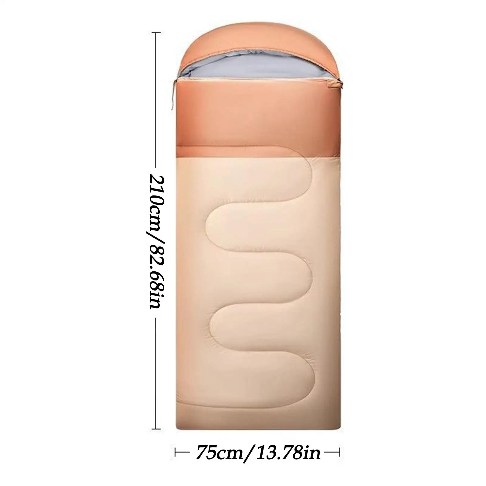 أكياس نوم للبالغين، محمولة مقاومة للماء، دافئة وخفيفة الوزن، حقيبة ظهر للطقس البارد، حقيبة نوم لقضاء العطلات والسفر والمشي لمسافات طويلة #6