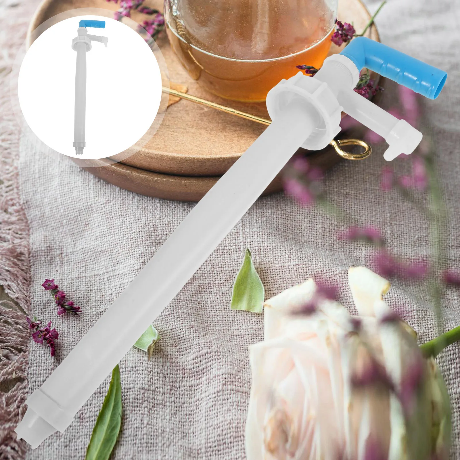 

Manual Honey Extractor Pump Kitchen Filling Syrup Packaging Pump Beekeeping Equipment Reusable Extraction Tool Honey Dispenser