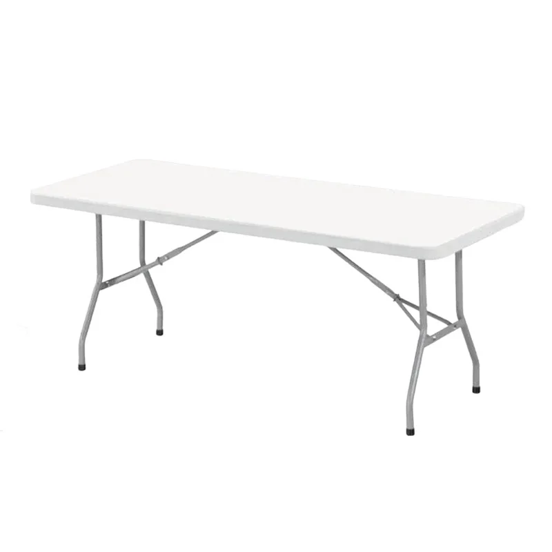 Lifan folding table high-end rectangular desk plastic dining table household outdoor stall folding