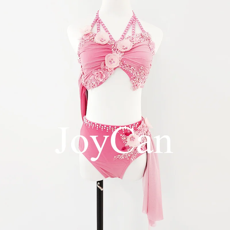 

JoyCan лирическое танцевальное платье, костюм для джазового танца, одежда для танцев на пилоне, тренировка для выступлений для девочек, BD1927