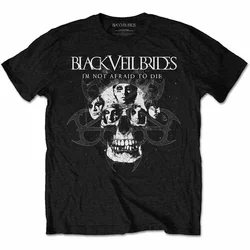 Black Veil Brides Not Afraid To Die Official Tee T-Shirt Mens Summer Fashion Funny Printing Casual 100%Cotton T Shirt