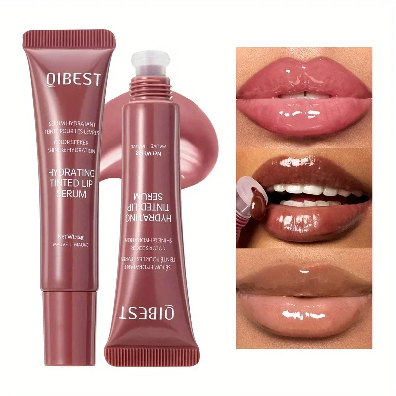 

Colored lip gloss liquid hydrating and moisturizing light and shiny lip balm water gloss lip glaze moisturizing lip milk lip oil