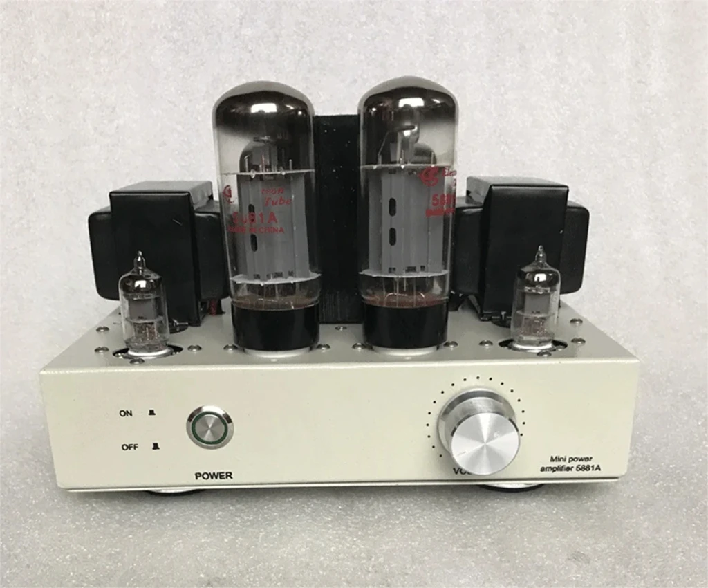 

NEW 5881A EL34 Single-end Type A Pure Tube Amplifier，HiFi Tube Power Amplifier, Power 6.5W + 6.5w，Frequency Response 35-20khz