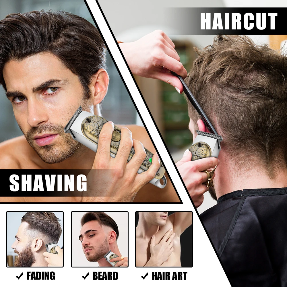 HYN machine de découpe de cheveux professionnel ciseaux électriques push tondeuse à cheveux rasoir électrique hommes électrique pour hommes HYN-018