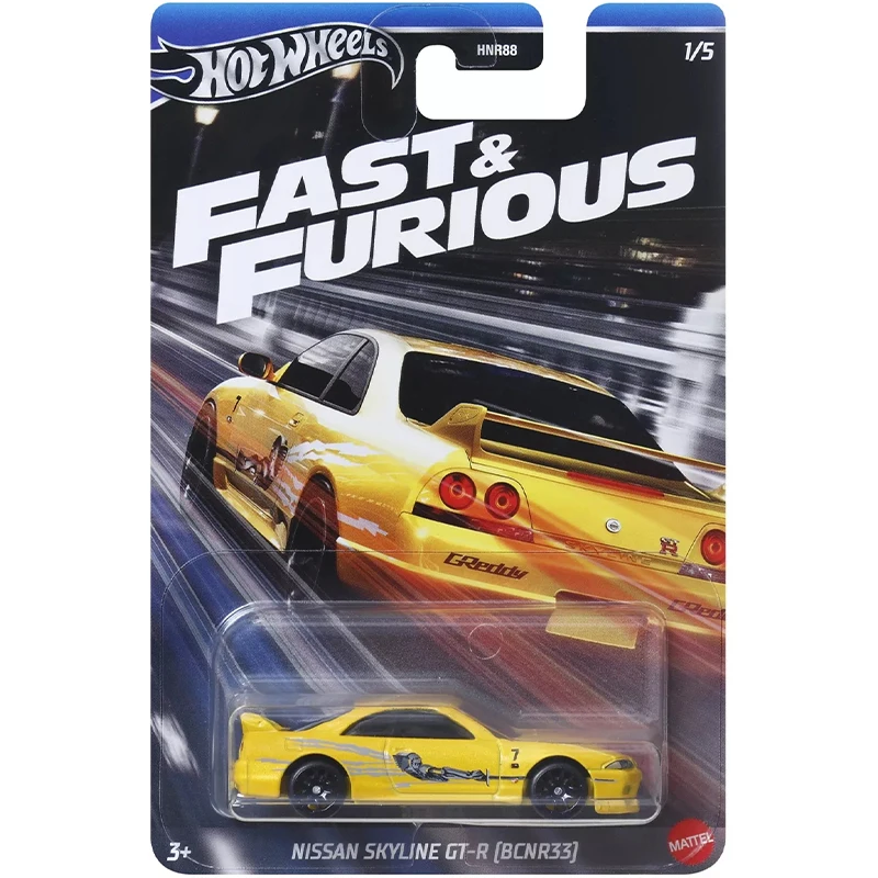 New Hot Wheels Fast & Furious Themed Unopened 2024 1/64 Diecast Vehicle Model Cars Complete Set of 5 Pcs, Ship Now