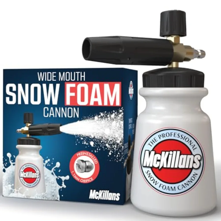 

Foam Cannon for Pressure Washer Wide Mouth - Car Wash Snow Foam Cannon Lance Pressure Washer Soap Dispenser for Car Washing wit